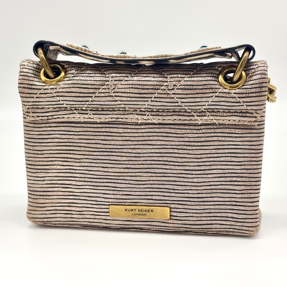 KURT GEIGER LONDON Mini Kensington Quilted Crossbody - Picture 5 of 11